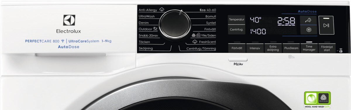 Electrolux PerfectCare 800 tvättmaskin EW8F6248A1 (vit)