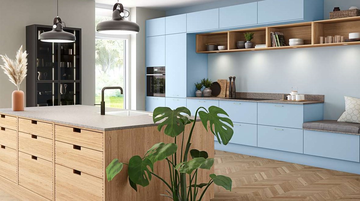 Blått kök - ett modernt och vackert färgval